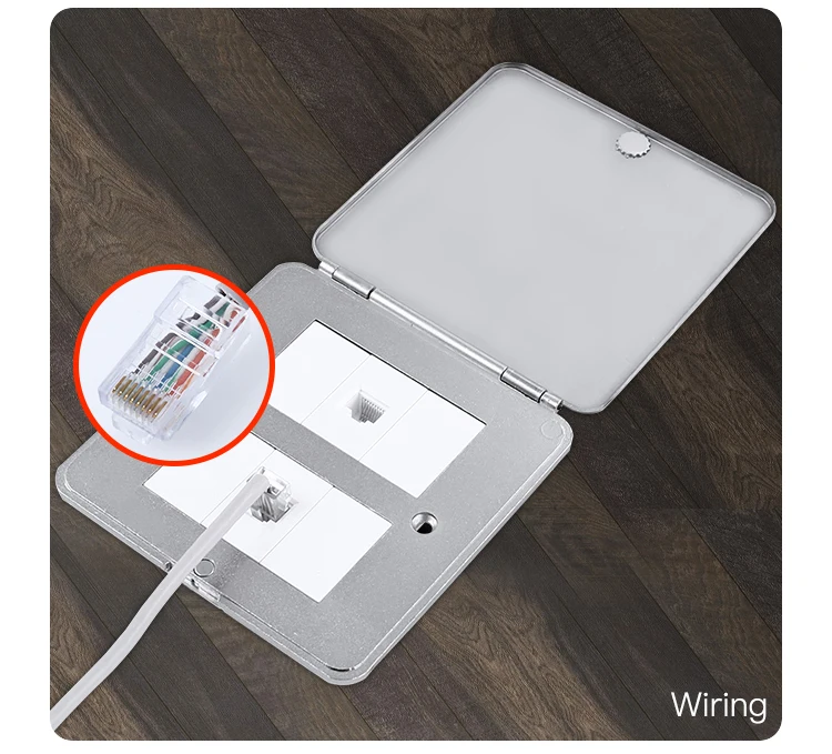Wholesale RJ45 standard multi module network open floor socket