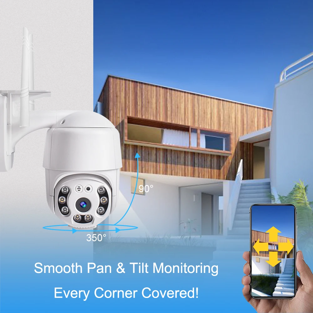 Factory Delivery Digital Zoom PTZ Remote View Wireless IP Security ...