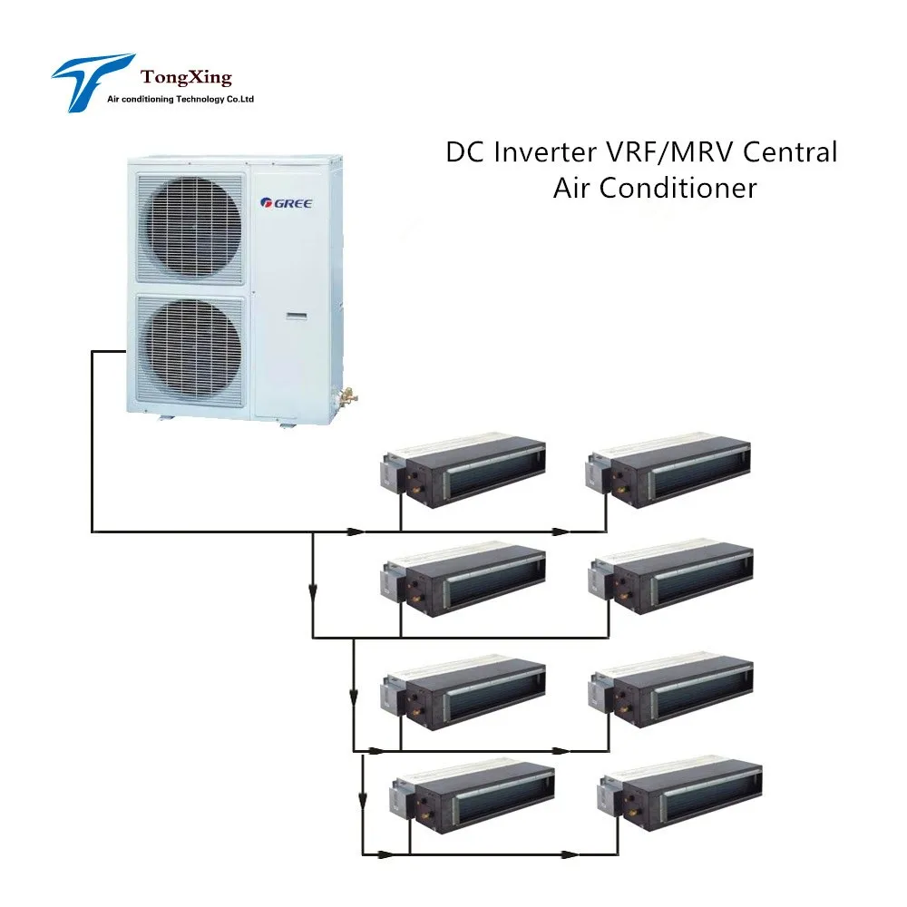 1千瓦住宅建筑 vrv vrf 系统多分裂中央空调