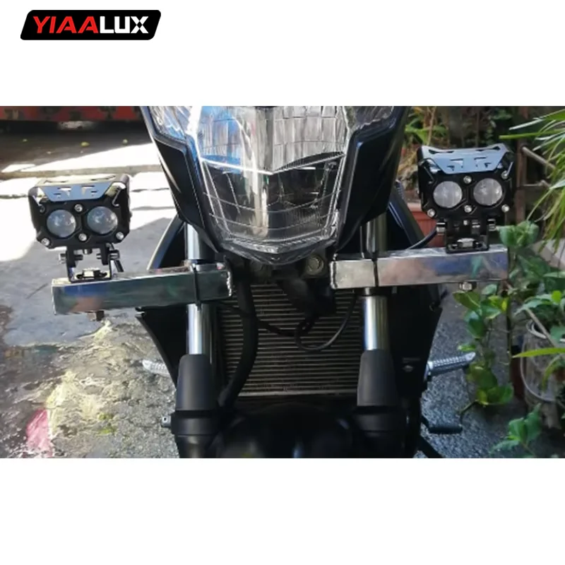 Professional Manufacturer 40W Auto Working Head Light Retro Motorcycle Headlights With Switch Flashing details