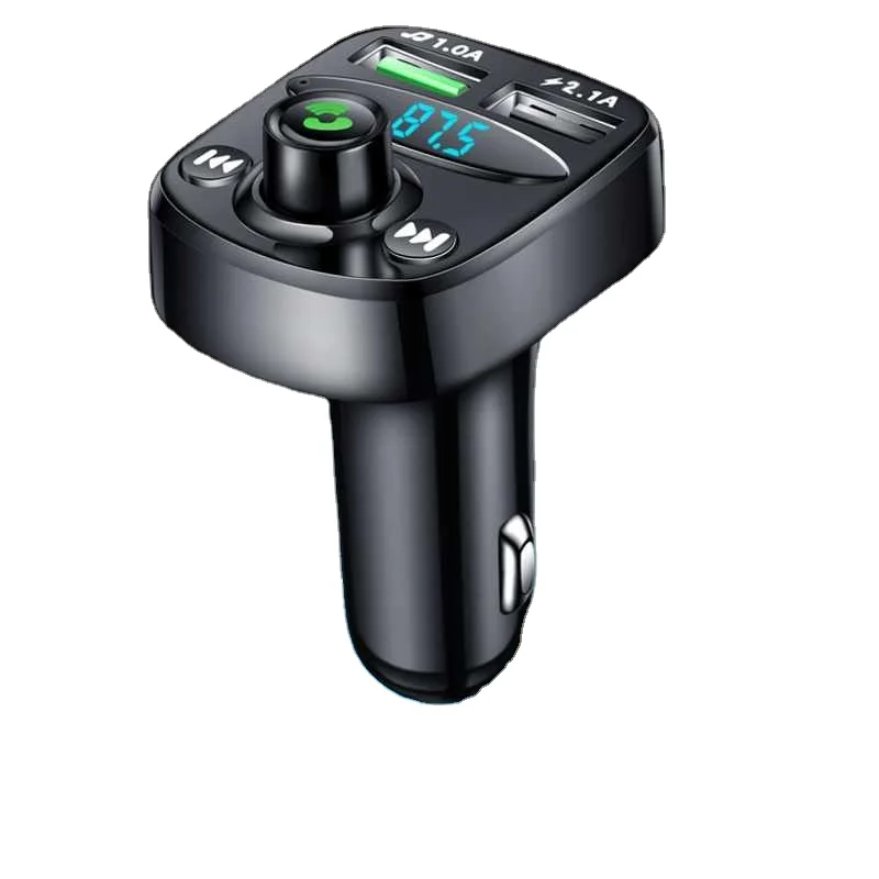 

2021 Car FM TRANSMITTER MP3 CAR CHARGE Dual USB MULTI-FUNCTION SMART Car Blue5.0tooth player factory