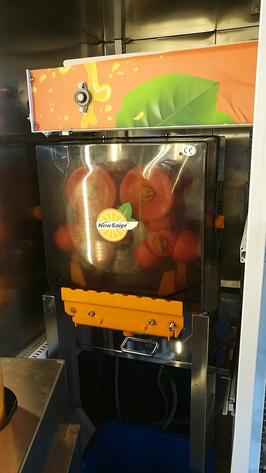 Coins And Notes Acceptors Fresh Automatic Intelligent Orange Juice