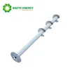 Adjustable tolerance Pv mounting system solar accessories Ground Screw pile