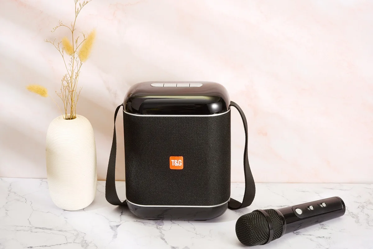 TG523K wireless Karaoke Bluetooth speaker Outdoor portable handheld card square dance subwoofer booth stereo - ANKUX.COM