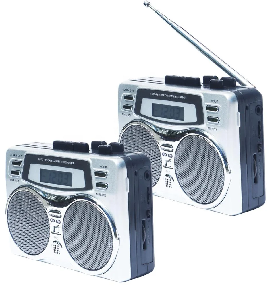 
factory direct offer Walkman Cassette Player With Recorder alarm clock 