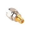 New Alloy Steel F Type Male Plug To SMA Female Jack Straight RF Coaxial Adapter Connector