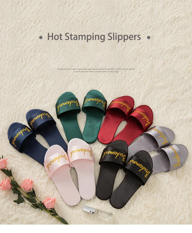 Wholesale Wedding Event Party Bridesmaid Slippers,Hot