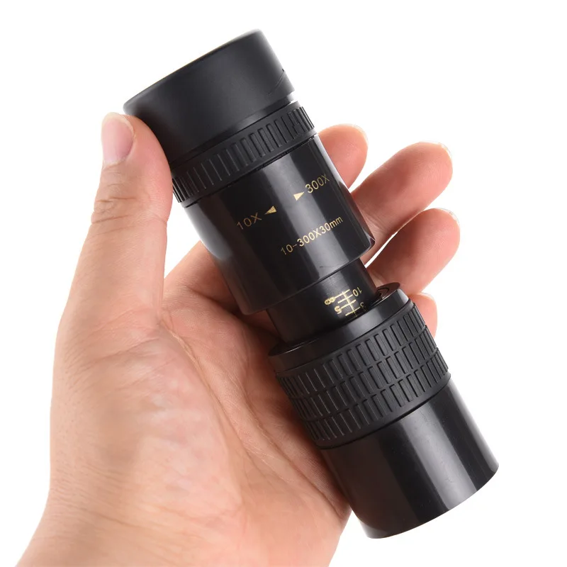 10300x40 Monocular Adjustable Zoom Telescope Camping Hunting Pocket