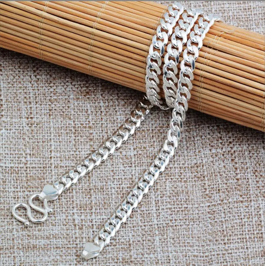Pure 999 Silver Chain Necklace 