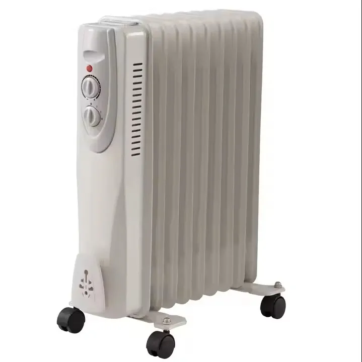 Freestanding Ptc Oil-filled Radiator, Portable, 1500 W, Metal - detail 2