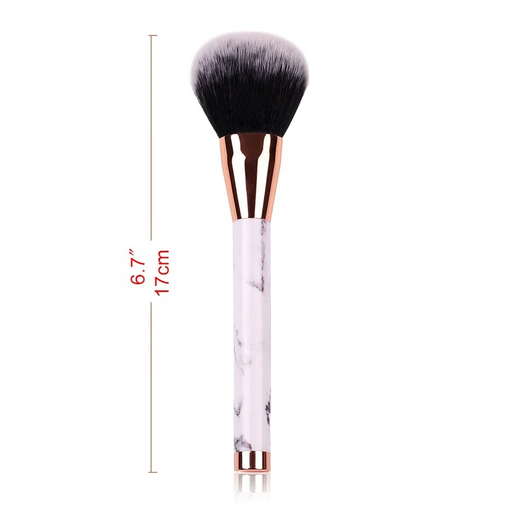
Marble Brush Synthetic Single Powder Makeup Brush Wholesale Cosmetic Brush Tools Private Label 