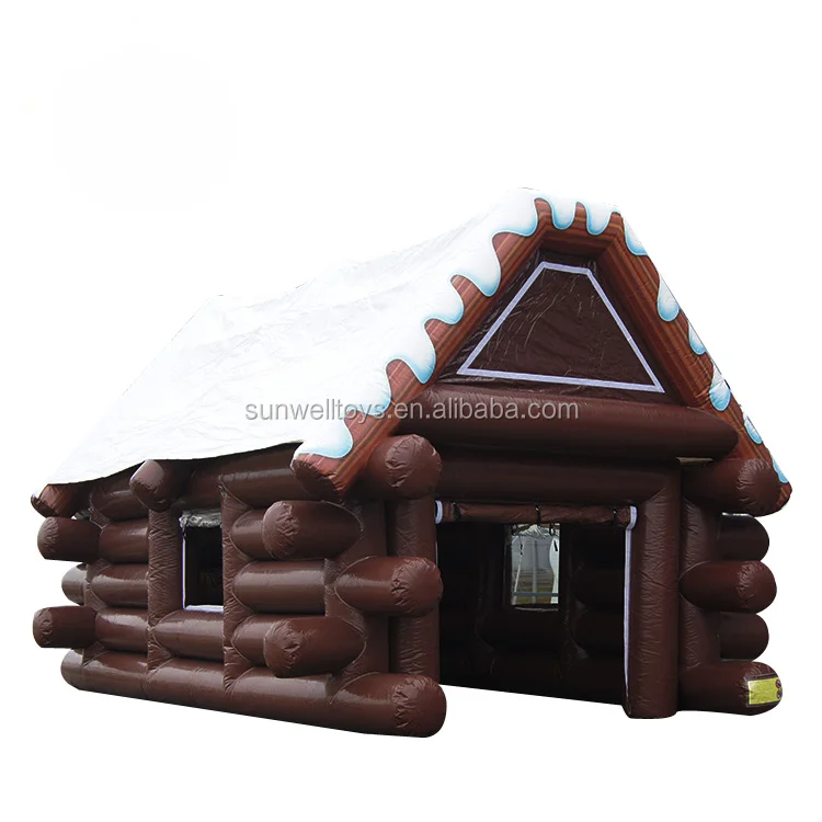 winter inflatable ski hut party tent inflatable Alibaba