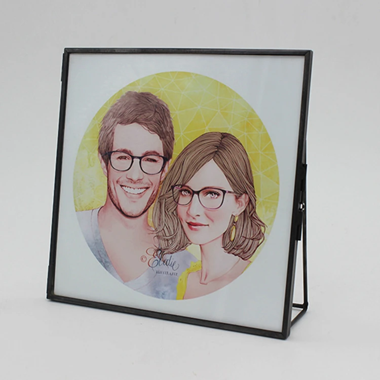 4"/5"/6"/7"/8"/a4 Gold Brass Picture Frame Mid Century Modern Frames