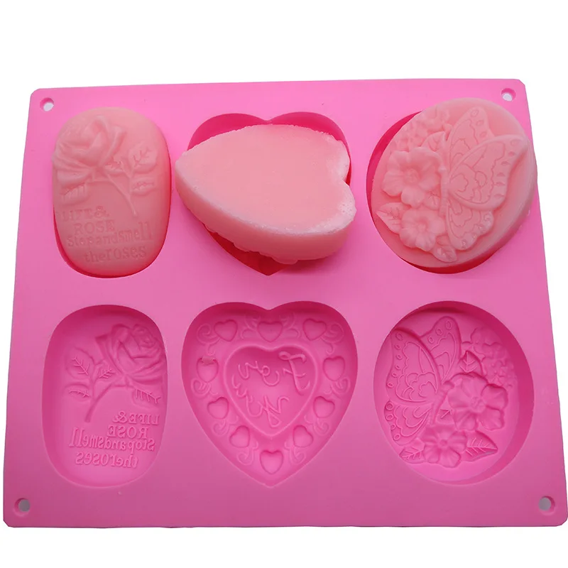 Hot Sale Soap Mold 6 Cavities 3d Bee Silicone Molds Buy 6