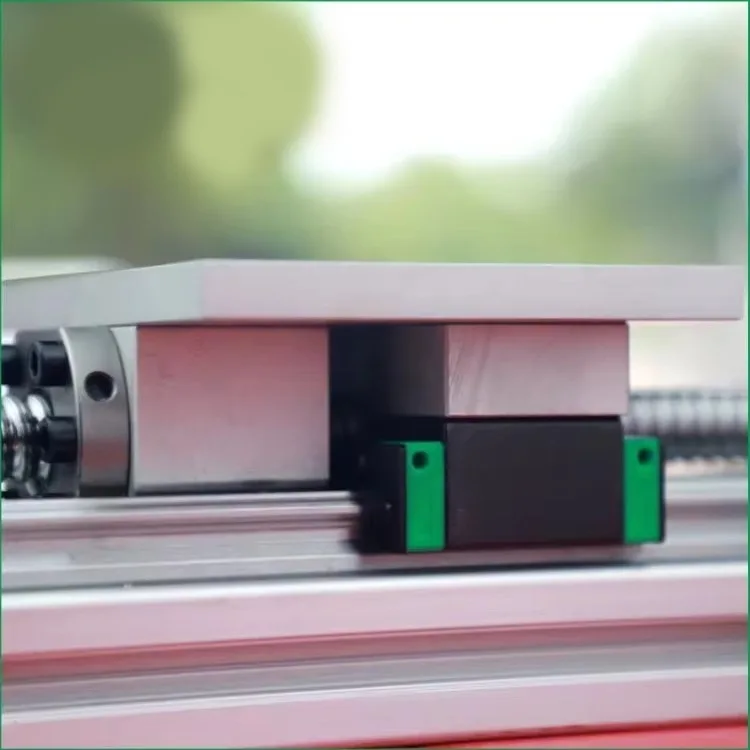 product aluminum linear guide rail heightening block slider with bearing raised to the same plane ball screw four flange module spacer-15