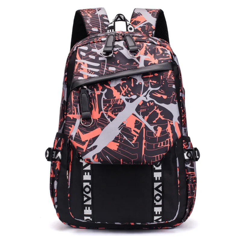 Backpack men and women Korean version school junior high  student schoolbag laptop  travel outdoor backpack