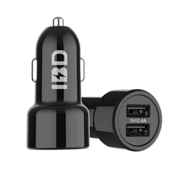 Factory Oem Mini 15W 12W Mobile Phone Charger Adapter Fast Dual USB Electric Car Charger For Xiaomi