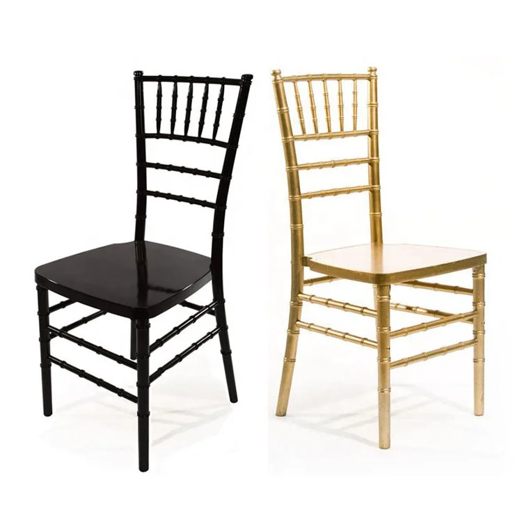 Resin Acrylic Black And Gold Chiavari Wedding Chair Buy Gold Chiavari