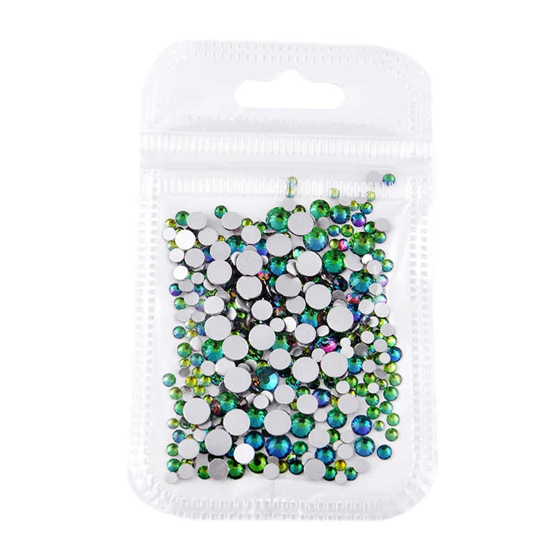 水晶水钻美甲平背水钻