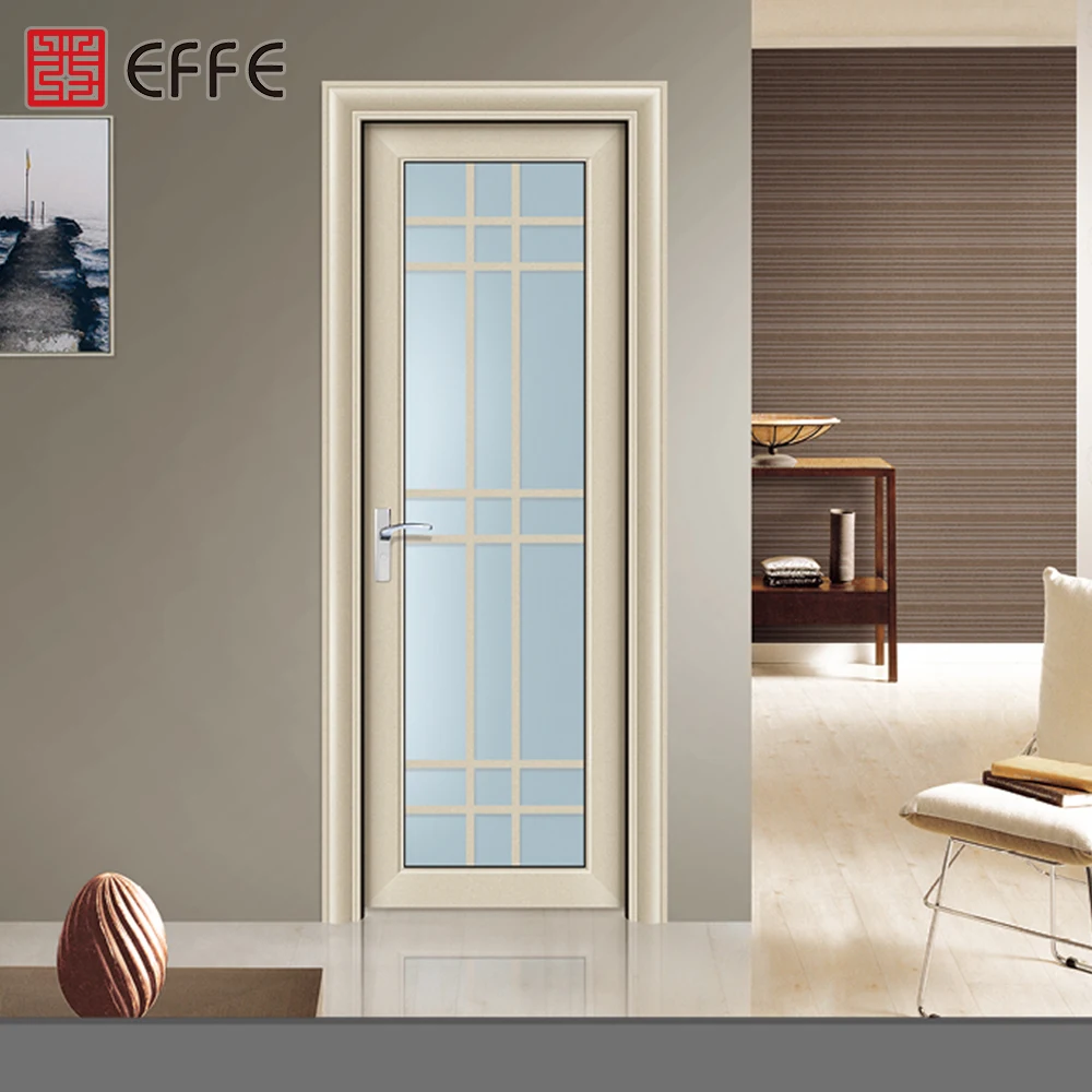 Cheap Interior Waterproof Aluminum Glass Bathroom Doors In Kerala For