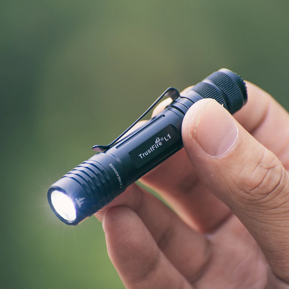 Mini Aaa Led Tactical Flashlight Clip 