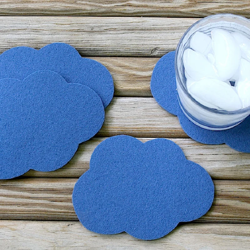 Multifunctional snowflake glass coaster