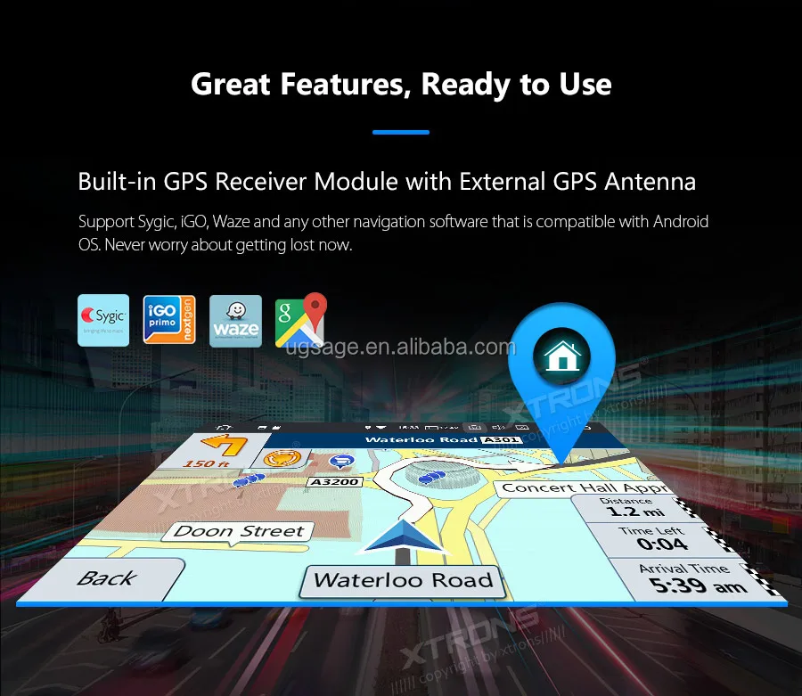 Xtrons 1 Din Android 9.0 Car Multimedia System For Fiat Punto Linea