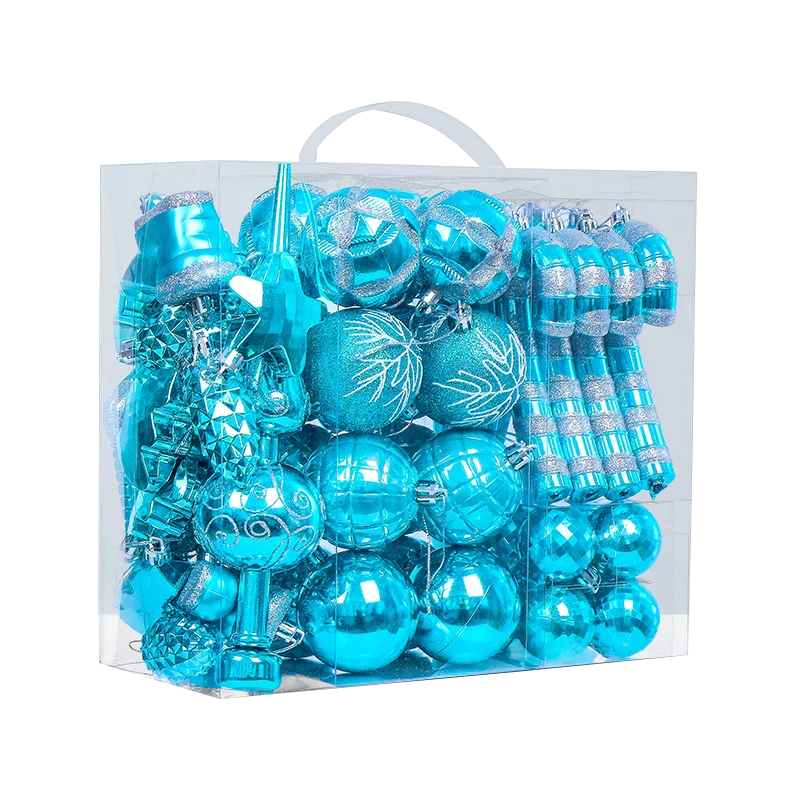 GANGHENG 54pcs Assorted Navidads Productos Novedosos Christmas Tree Decoration Ornaments Set details