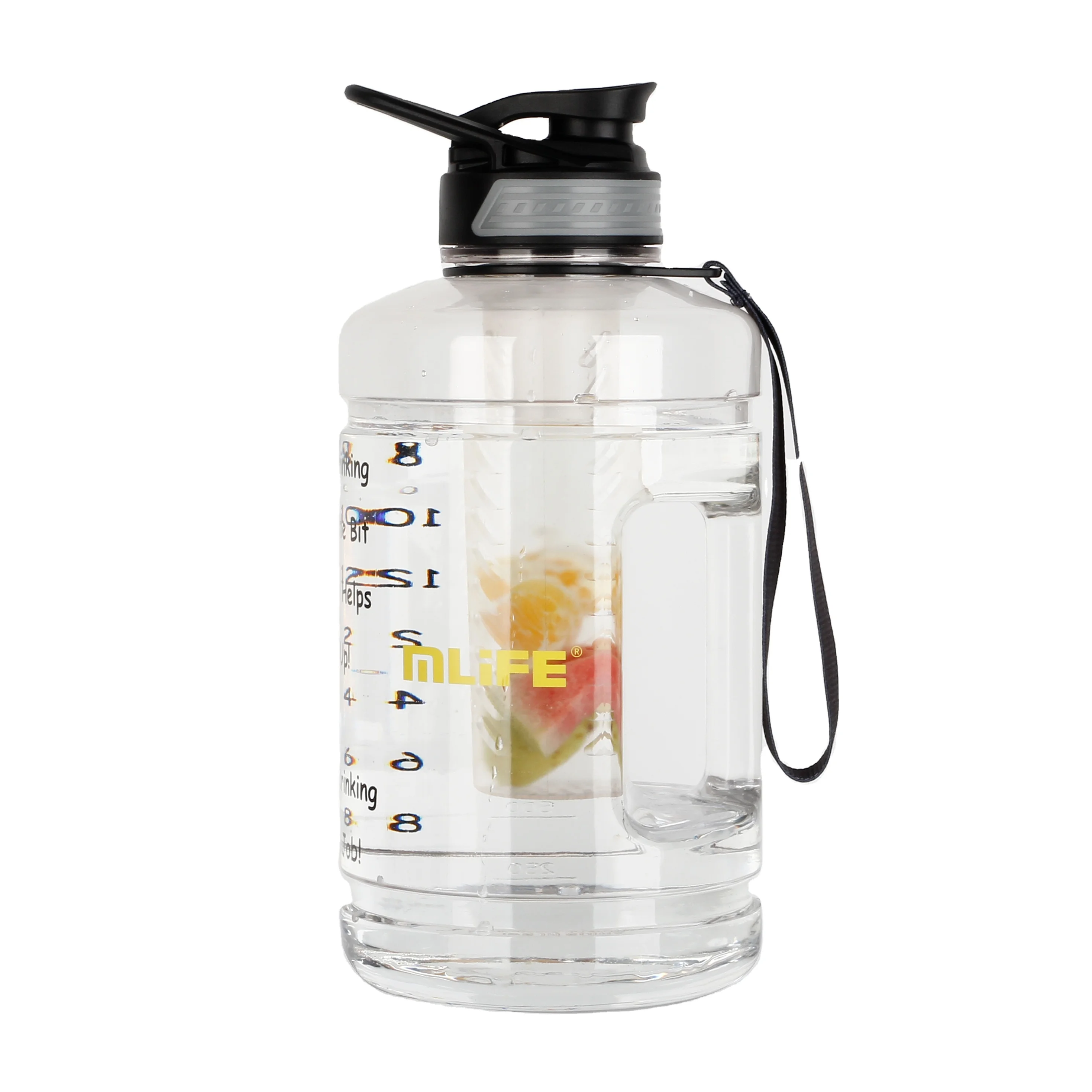 Download 1 Gallon 128 Oz Wide Mouth Fruit Infuser Bpa Free Gallon Water Bottle With Motivational Time Marker Buy 1 Gallon Water Bottle 1 Gallon Bottle Time Marker 1 Gallon Bottle With Timer Product On Alibaba Com
