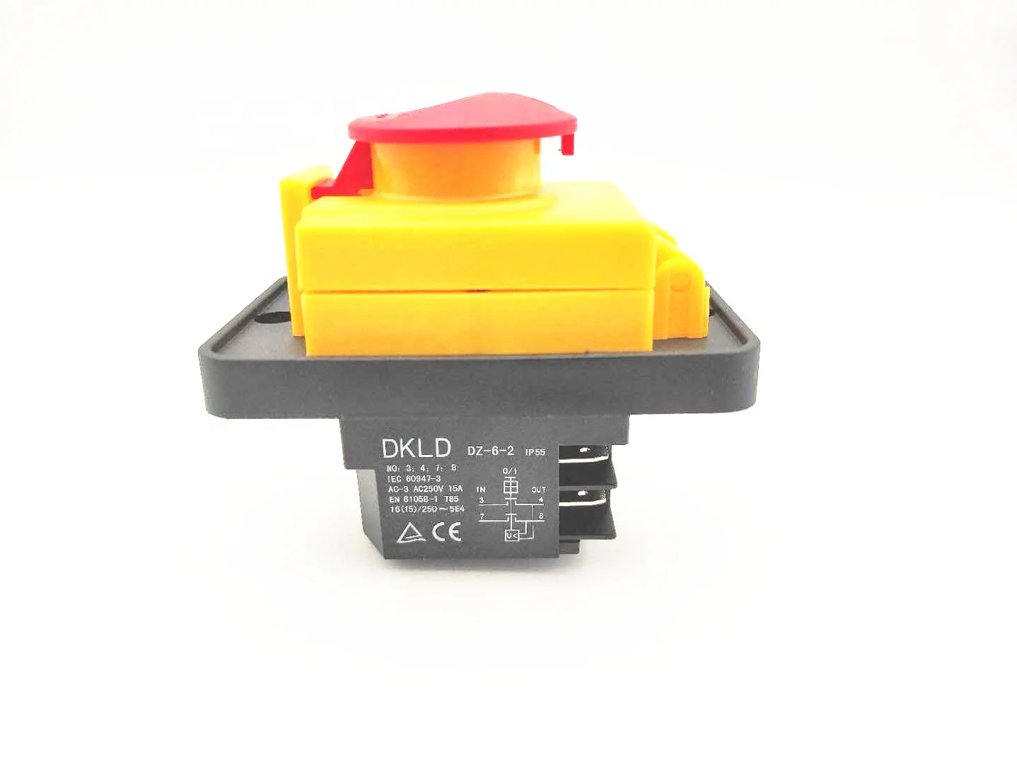 Ip55 5e4 4pin Water-proof Electromagnetic Switch With Under Voltage And ...