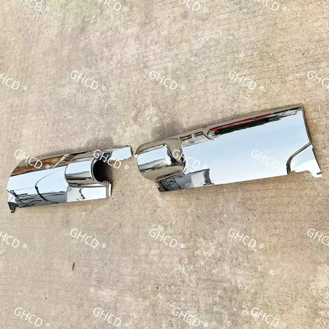 GHCD High Quality/Factory Price Japanese Truck Chrome-plated Two Curve Corner Panel for HINO 300 manufacture