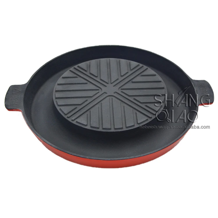 Halal Mookata Plate Round Mookata Hot Pot Bbq Grill Thai Style Cast