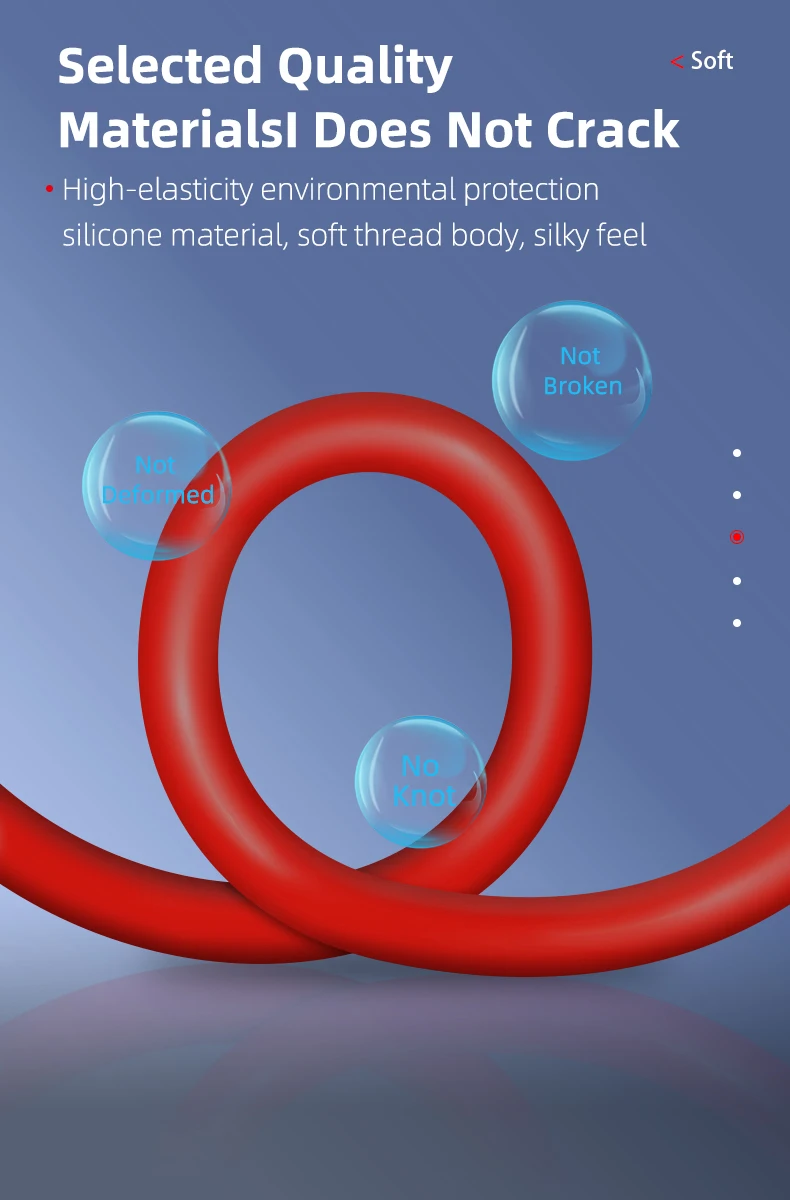 2020 new 3 in 1 magnetic charging cable true liquid silicone usb charger cable for all phone 1m 3ft - ANKUX.COM