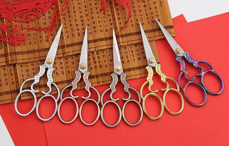 Fancy Embroidery Scissors - Craft Vintage Antique Scissors