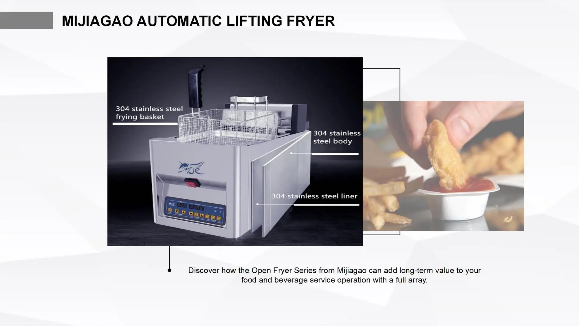 Deep Fryer Machine 8l Multifunctional Commercial Digital Electric Deep