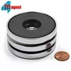 Ferrite Magnetic Fastener Round Base Pot Magnet With Bolt D85mm Strong Pull Force 100LBS Ceramic Cup Mounting Motors Magnets