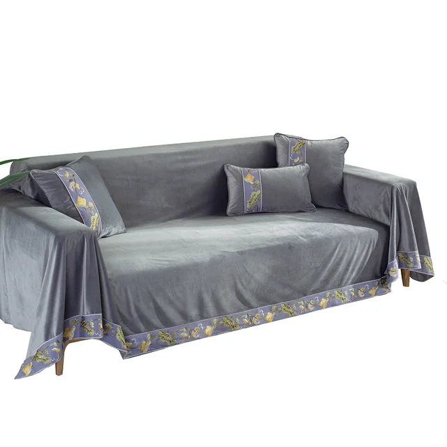 polyester couch with pets