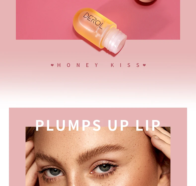 Derol Ginger Lip Plumper Capsule Ginger Lip Oil Sexy Lips Moist Bright