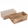 Wooden box with pull-out lid Household items