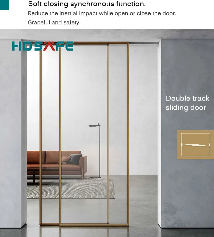 Large Double Glazed Tempered Glass Floor To Ceiling Windows And Sliding