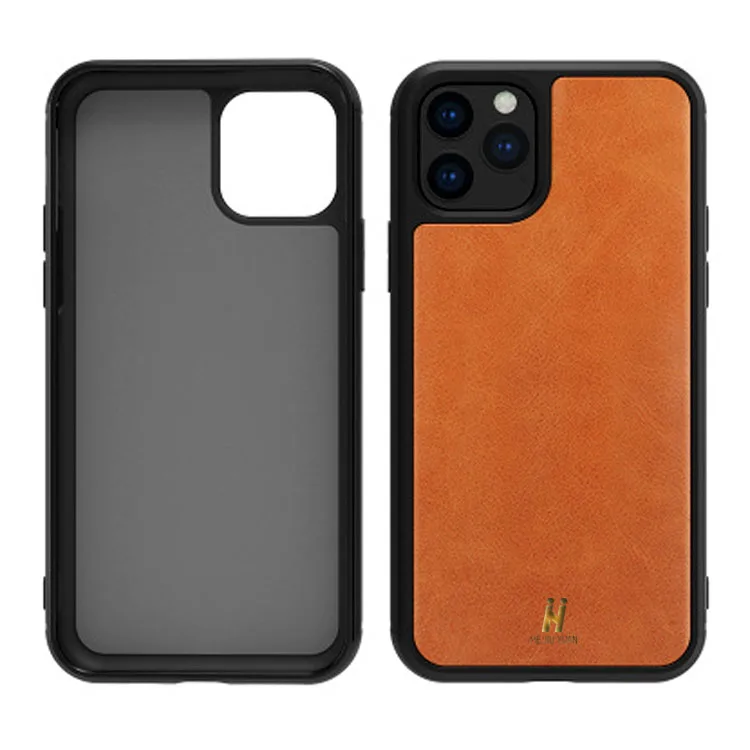 Newest Leather PC+TPU Hybrid Mobile Cell Phone case for Iphone 11 Pro Max Back Cover