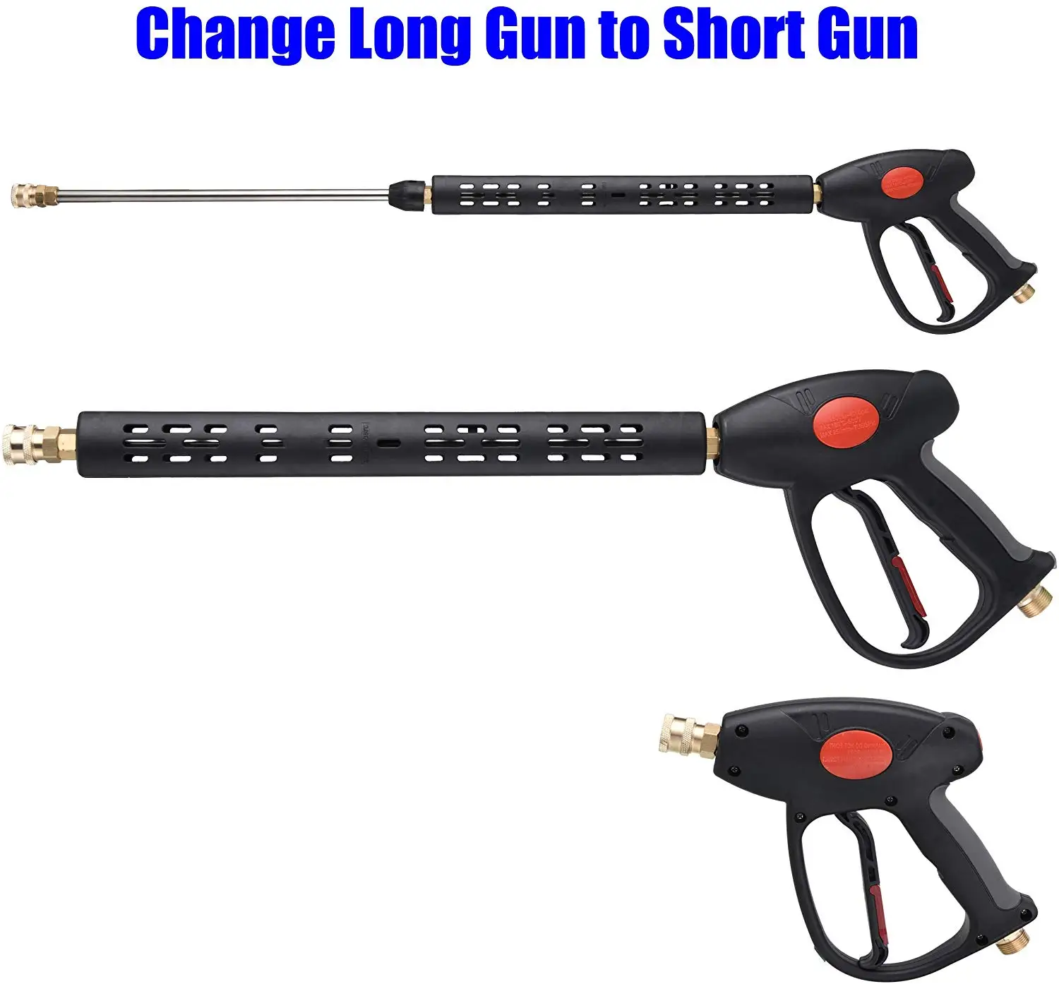 4000psi Long Pressure Washer Spray Gun,Replacement Lance Extension Wand