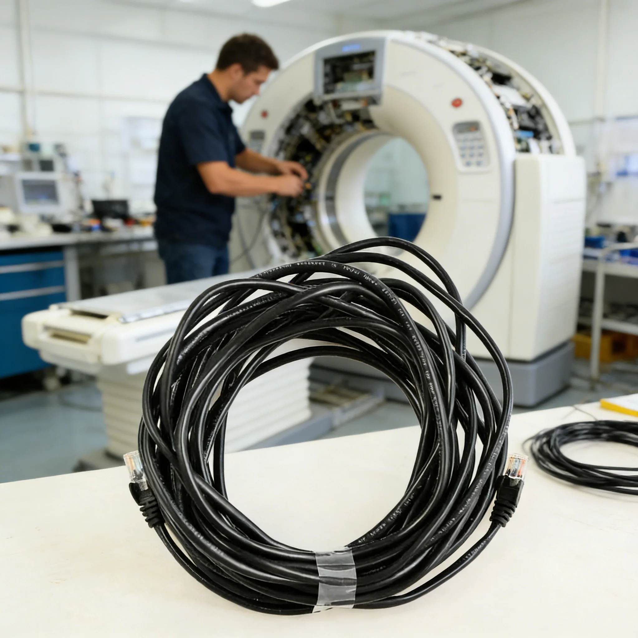 DEXA - Ethernet Cable (Scanner to PC) Lunar IDXA Bone Densitomet for GE ...