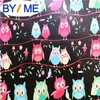 print fabric 100 polyester owl printed fabric