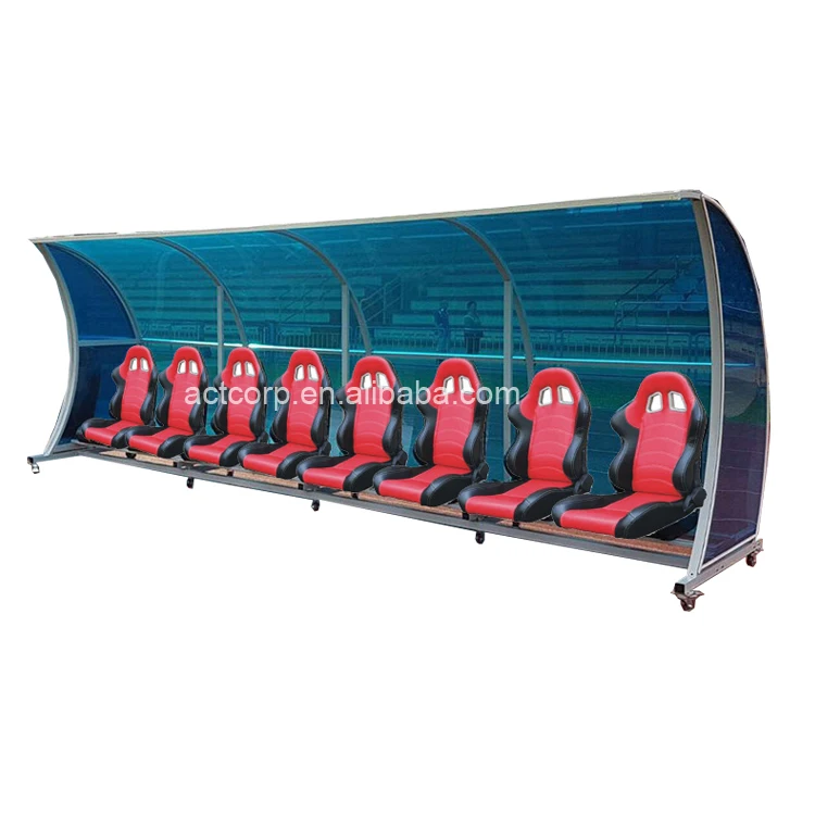 NPY-VIP Luxury portable soccer dugouts  substitute bench for sports players