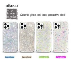 Amazon One Piece Fashion Beautiful Design Elegant Magic Bling Glitter Resin Epoxy Phone Case Cover For Iphone12 Pro Max