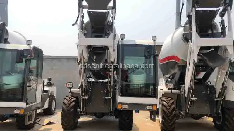 self loading concrete mixer