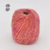 Acrylic mohair and wool blended space dyed fancy napped yarn for knitting sweater scarf and gloves