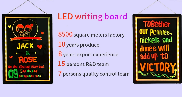 LED writing board