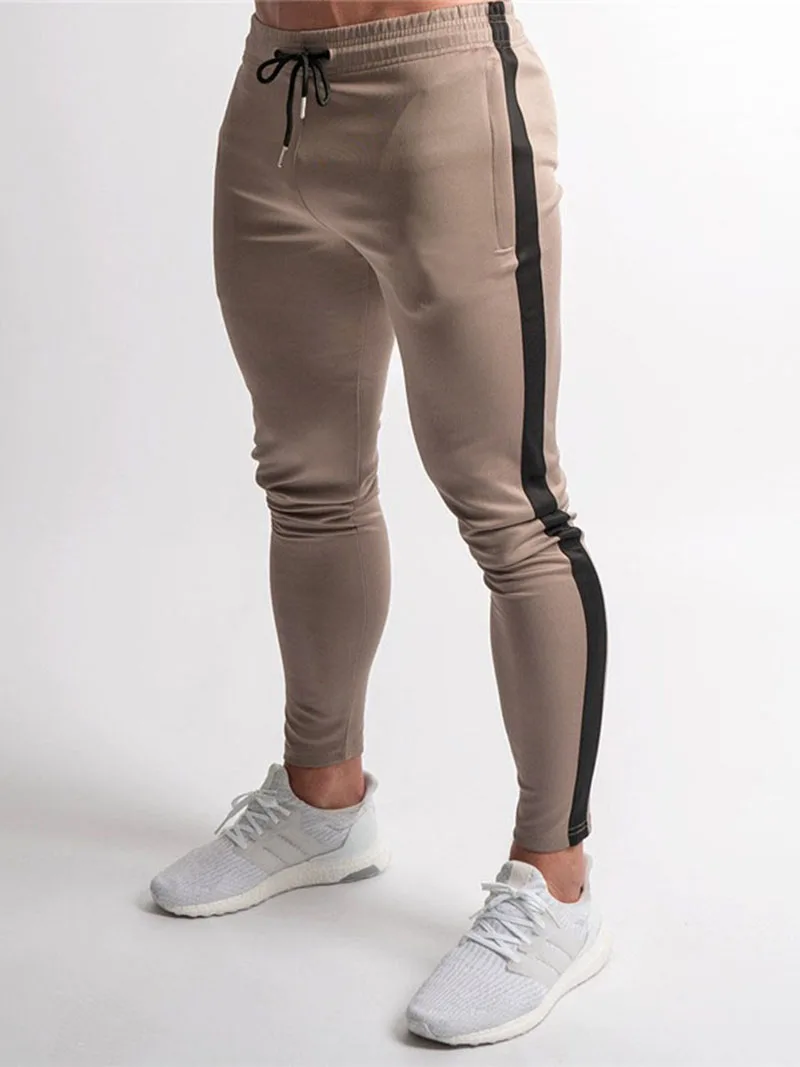 Wholesale Blank Mens Gym Fiitness Jogger Pants Custom Skinny Streetwear ...
